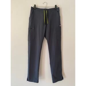 FIGS Dark Gray Yola Straight Leg Scrub Pants Uniform Nurse Dr Women's size Small